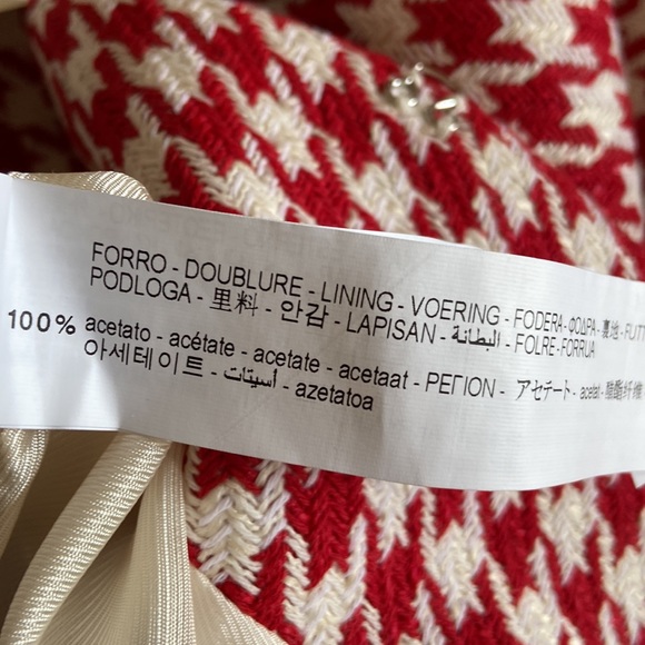 ZARA houndstooth textured collarless blazer blogger favorite - Picture 6 of 7